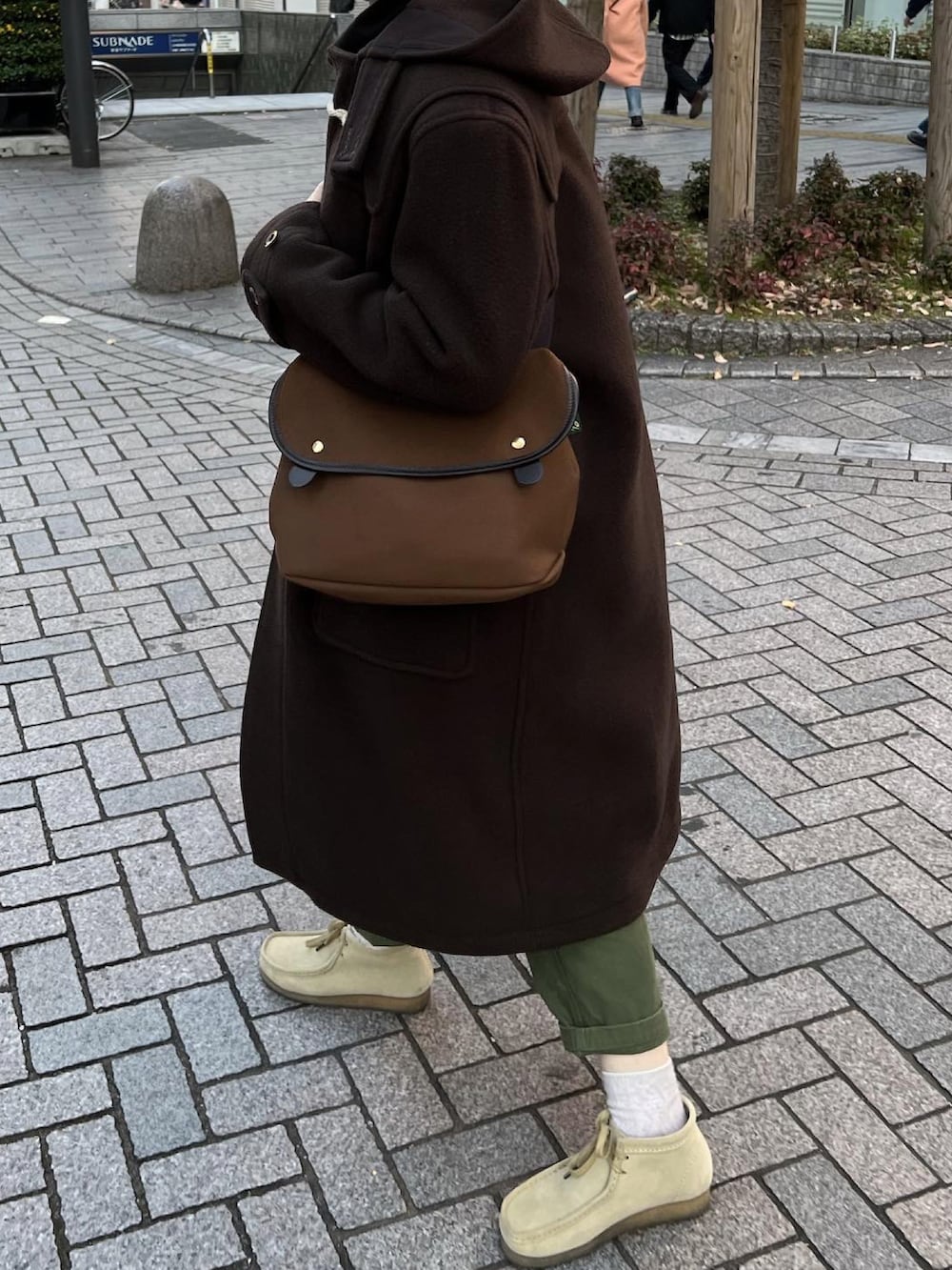 LENO ブラウン ダッフルコート 期間限定値下げ】LENO リノ 20aw