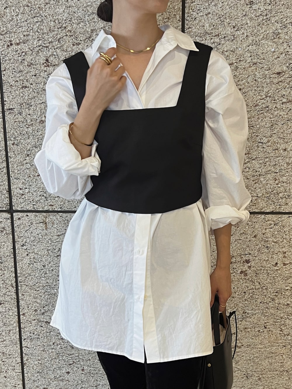 ETRE TOKYO（エトレトウキョウ）の「コンパクトクロップドビスチェ（T 