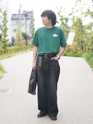 しゅんた｜LACOSTEのTシャツ/カットソーを使ったコーディネート