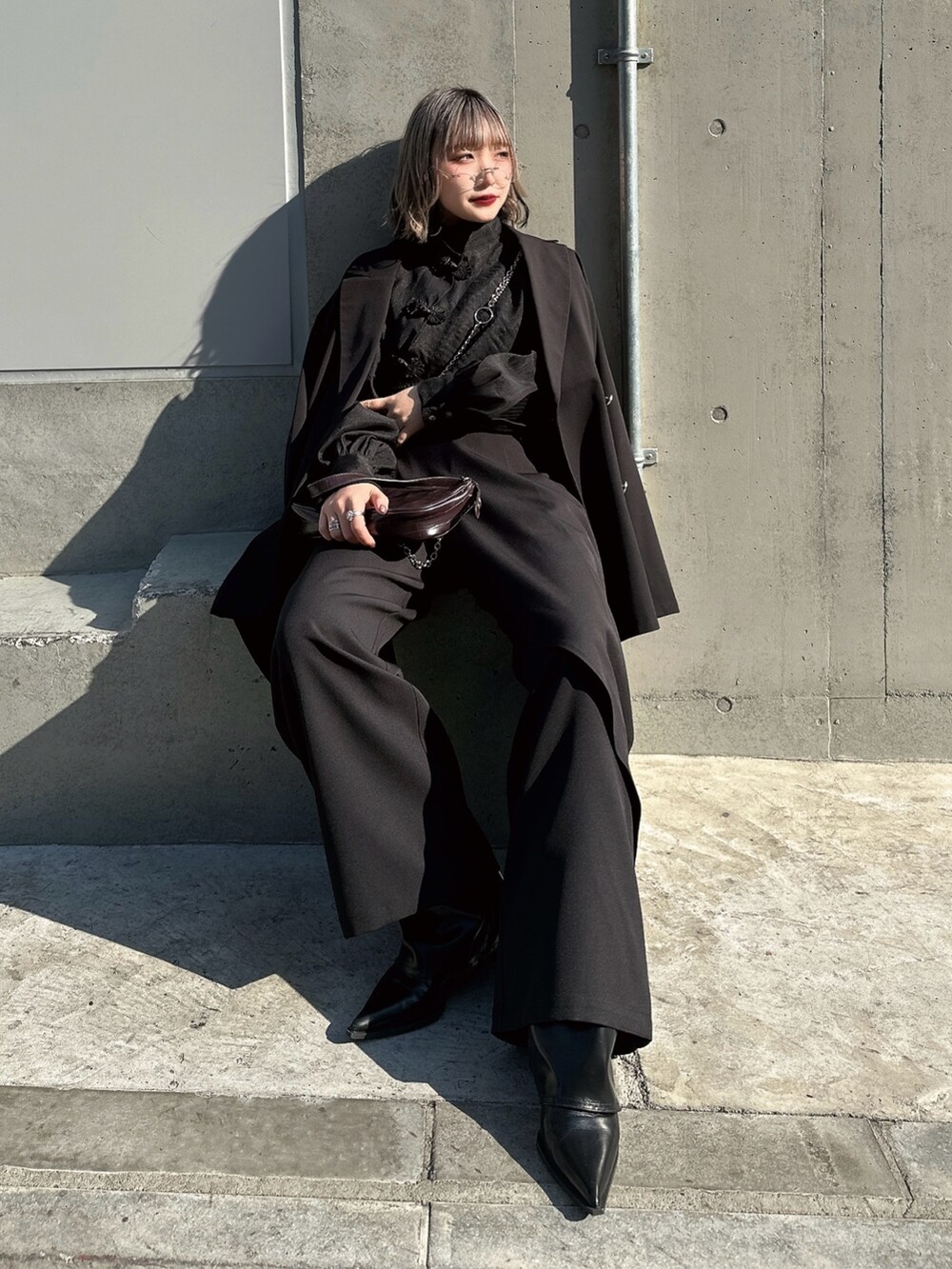 Mavie..7】2set itemワンピ×ブラウスを使った人気ファッション