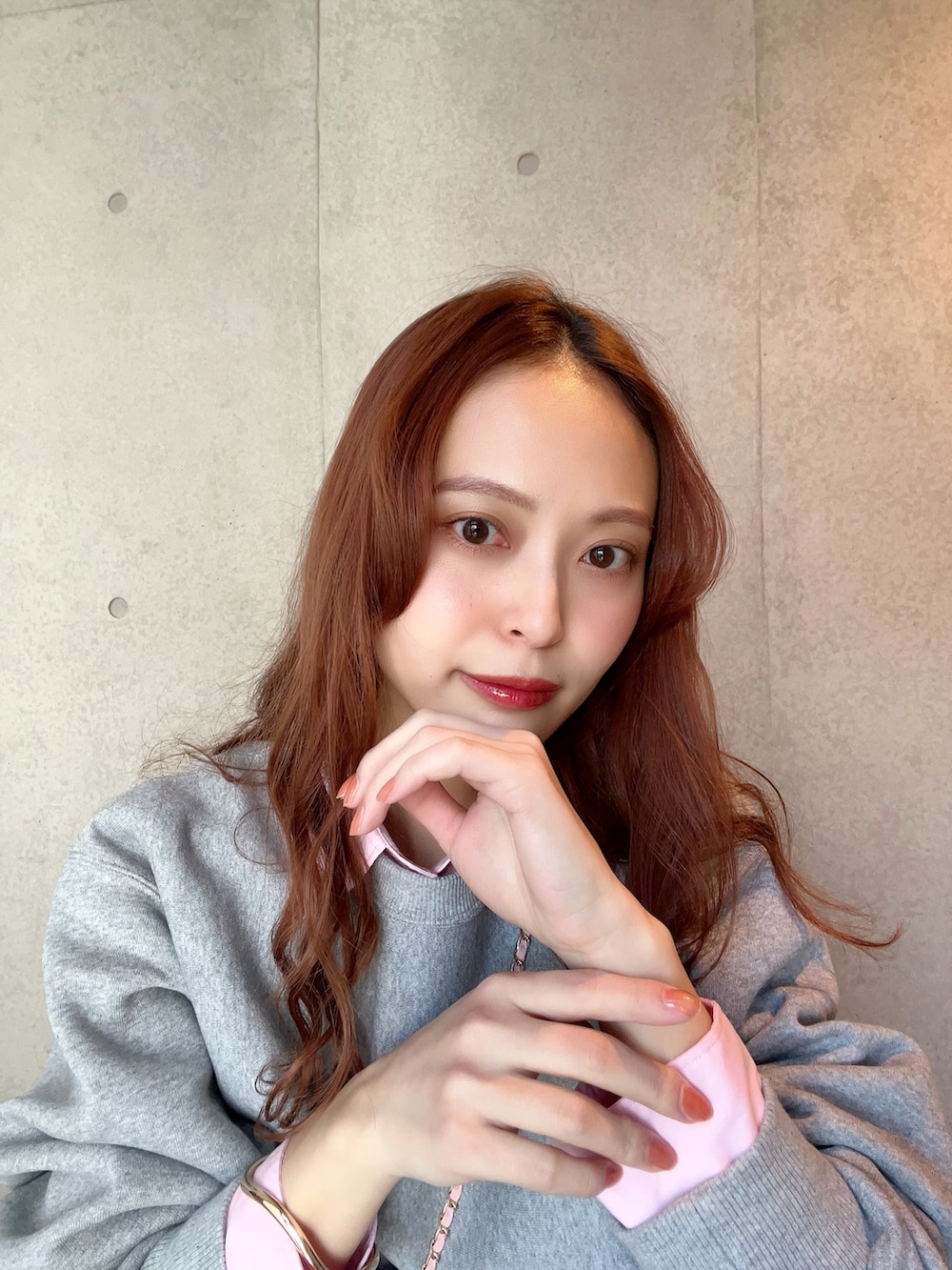 「今日のコスメと服、春色、休日スタイル、オフィスカジュアル、デニム、デートコーデ、春コーデ、プチプラ、春服みてみて、ブーツ、パステルカラー、レイヤードスタイル、春のおしゃ見えテクニック、カジュアルコーデ、春のNewスタイル」|「DISCOATのキルティングミニミニショルダーバッグ(ショルダーバッグ、ピンク系)」を使った、maiさん(レディース・162cm)の冬コーディネートの2枚目の写真