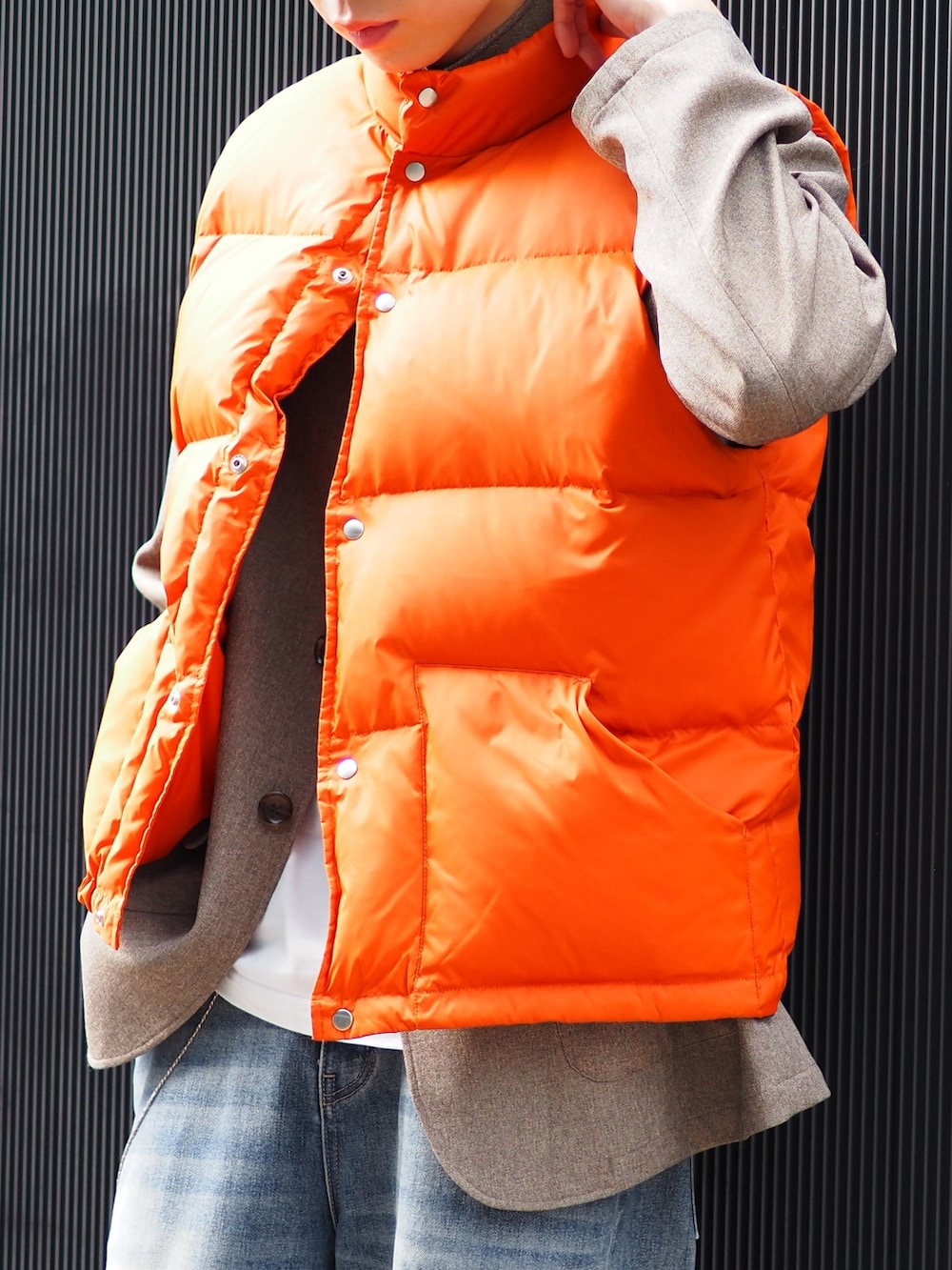 SUDO(BEAMS MEN)｜B:MING by BEAMSのダウンベストを使った