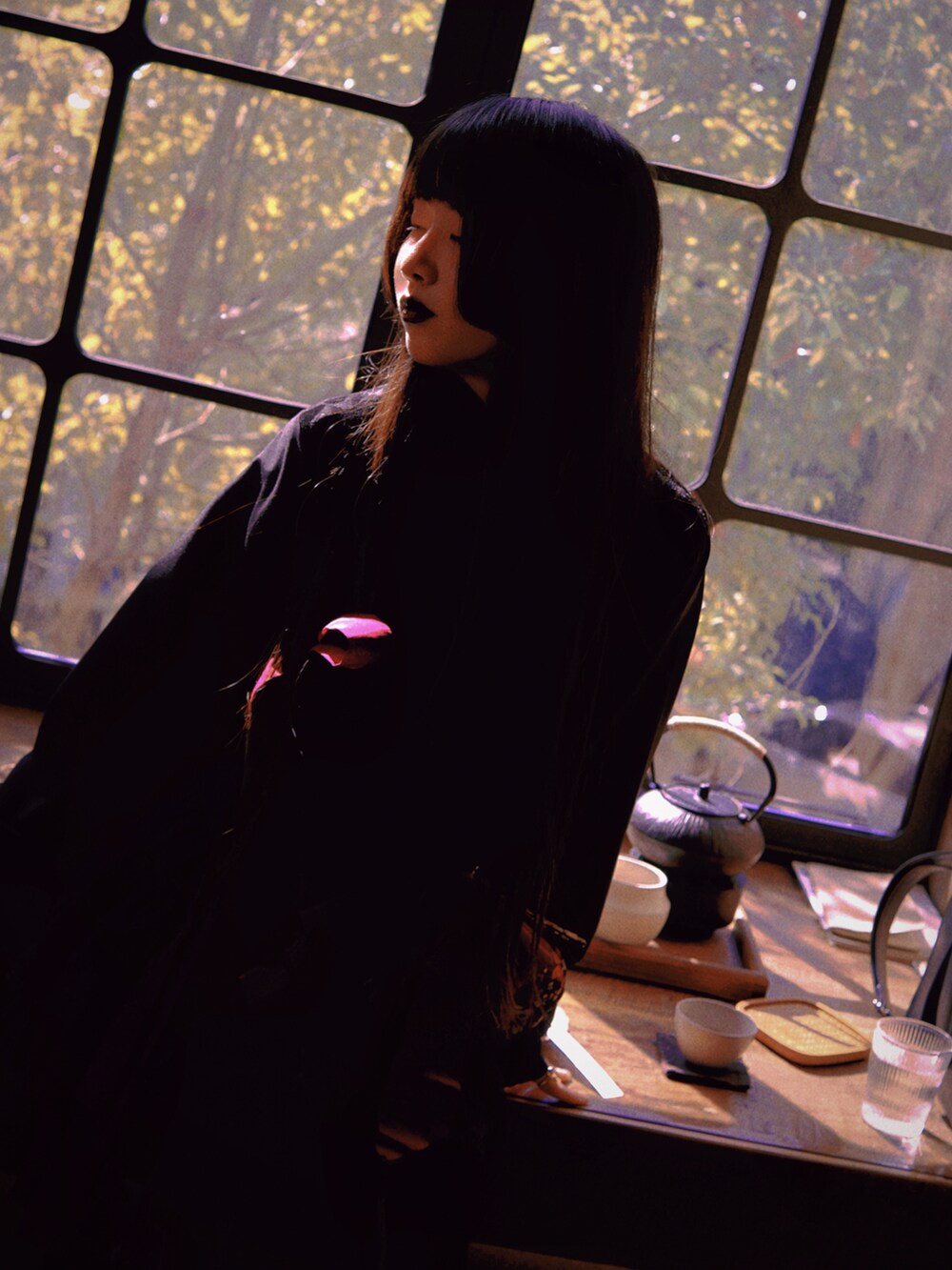 「春服デビュー宣言、春コーデ、OzzOn」｜「MORI NORIのアイテム（ジャケット/アウター、ブラック系）」を使った、yiwu_samaさん（レディース・160cm）の春コーディネートの5枚目の写真