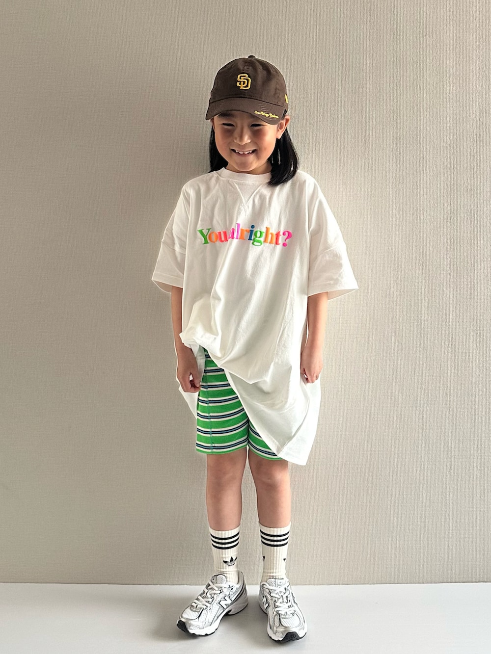 y___aさんの「プリントカットワンピースＳＳ　310931（LOWRYS FARM）」を使ったコーディネートの5枚目の写真
