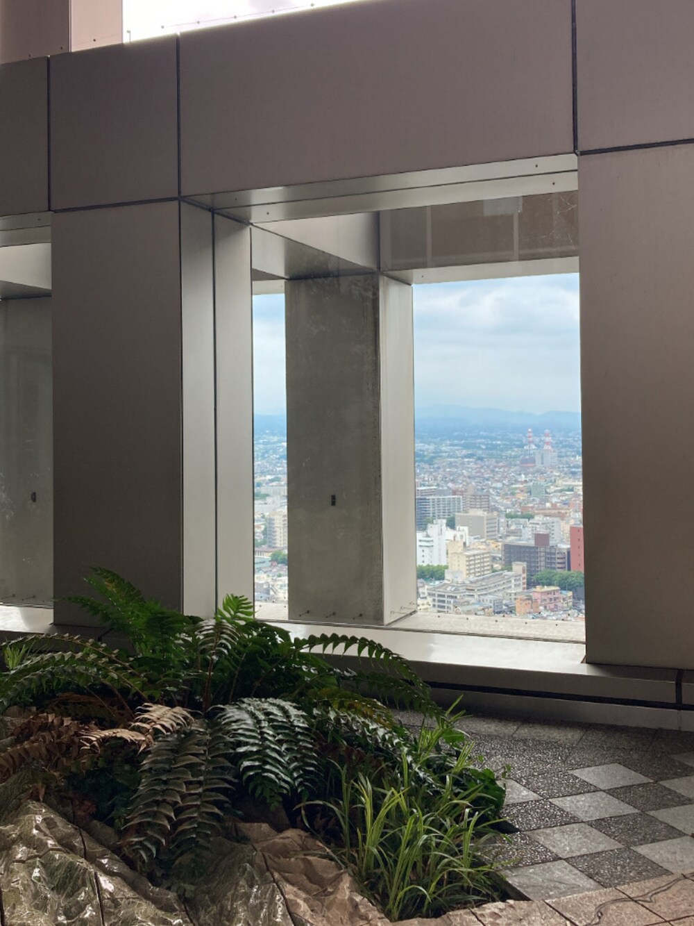 グレー系のTシャツ/カットソー、ブラック系のスカート、ブラウン系のショルダーバッグを着用したレディースの夏コーディネートの2枚目の写真