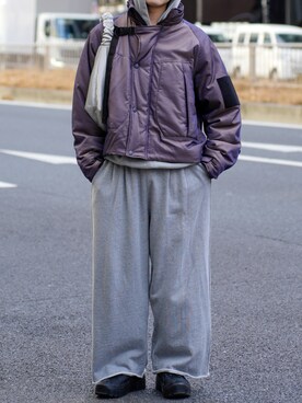 AIVER イリディセントショートモンスターブルゾンを使った人気