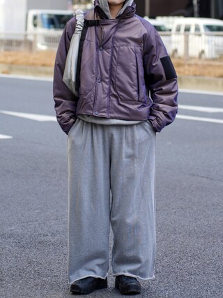 AIVER イリディセントショートモンスターブルゾンを使った人気