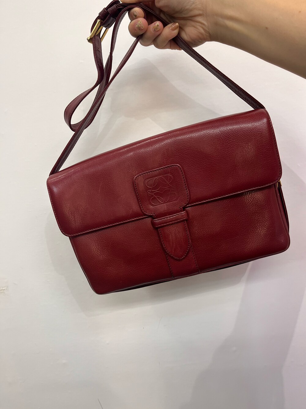 「古着MIX」｜「LOEWEのアイテム（バッグ、レッド系）」を使った、Mさん（骨格ストレート・レディース・161cm）の夏コーディネートの2枚目の写真