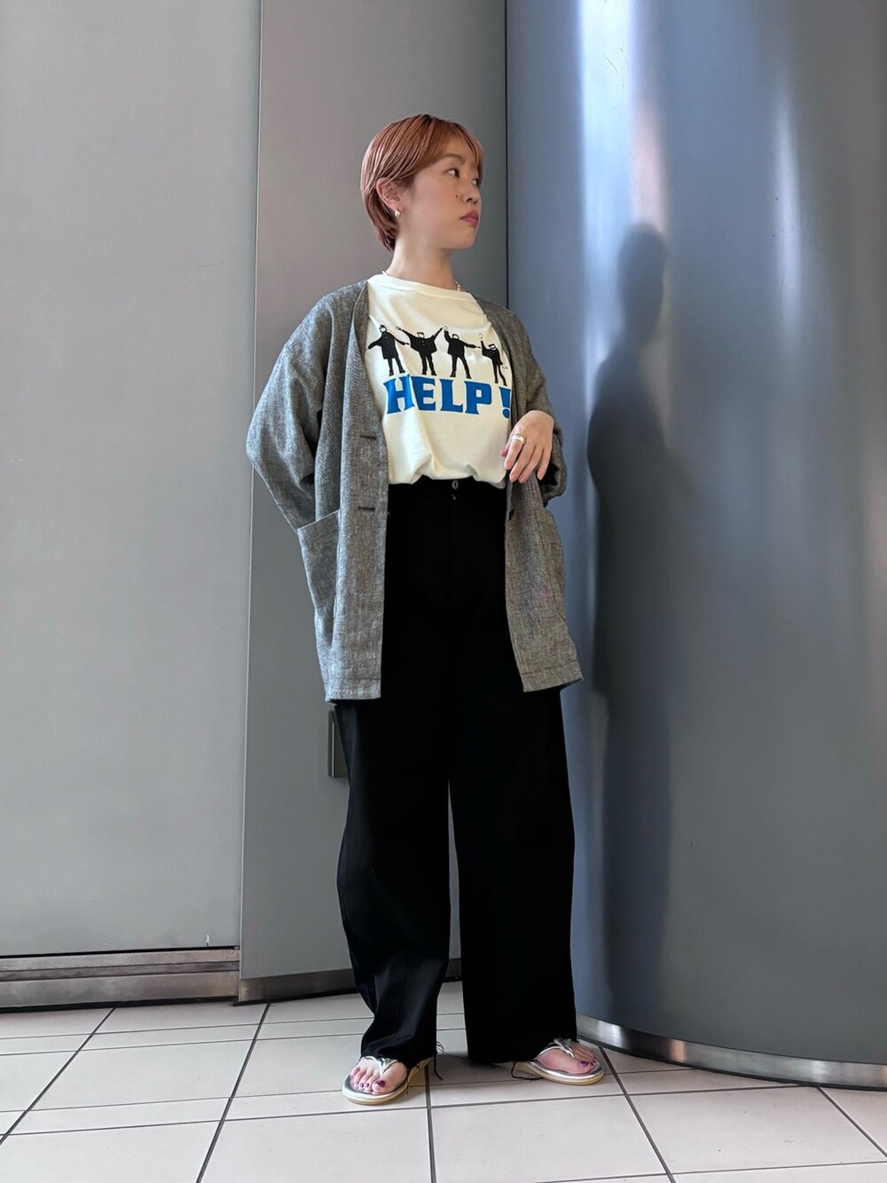 MINAMIさんの「GOOD ROCK SPEED　THE BEATLES T-SHIRTS 2（GOOD ROCK SPEED）」を使ったコーディネートの3枚目の写真