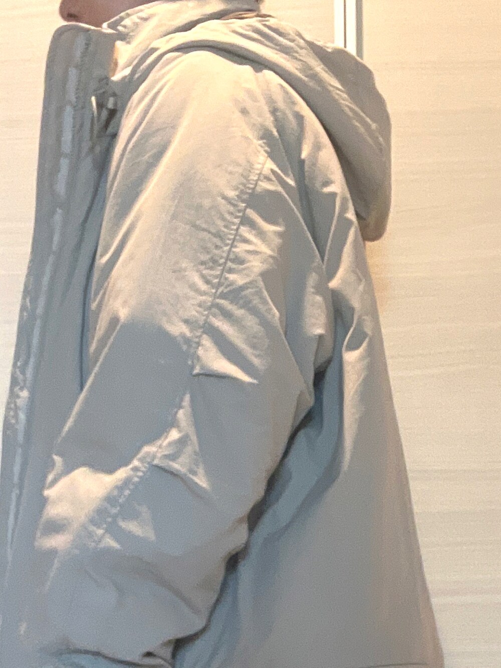 「パンツスタイル、おしゃれさんと繋がりたい、中綿アウター、シンプルコーデ、NIKE、今日のコーデ」｜「JOURNAL STANDARDのアイテム（その他パンツ、ブラウン系）」を使った、myu♡（相互フォロー）さん（レディース・161cm）の冬コーディネートの4枚目の写真
