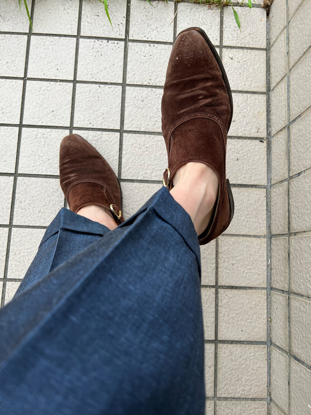 「URBAN RESEARCHのアイテム（シャツ/ブラウス、イエロー系）」を使った、michi-michiさん（メンズ・165cm）の夏コーディネートの3枚目の写真