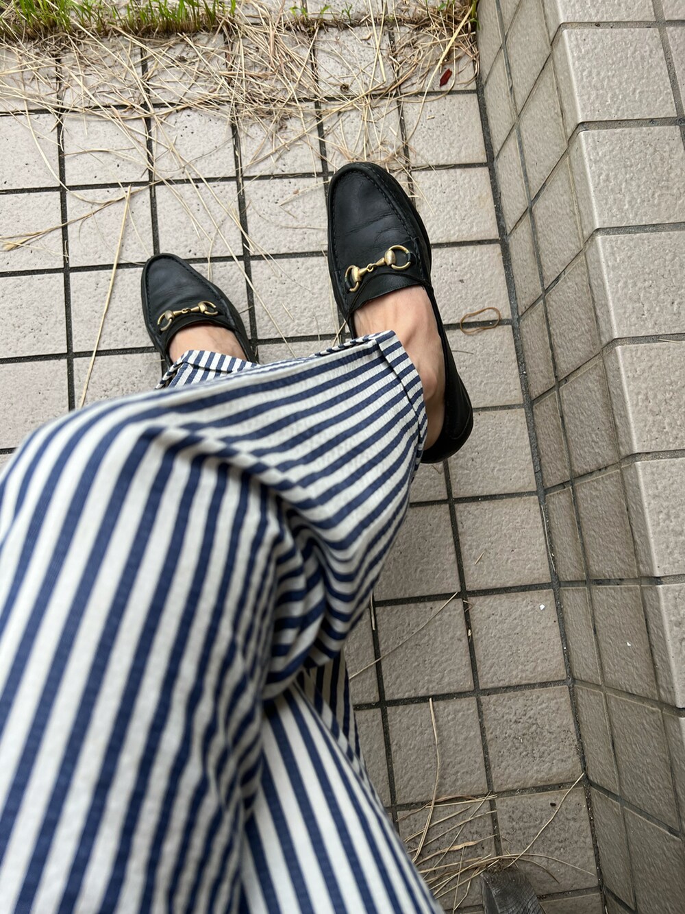 「ITAL STYLEのアイテム（シャツ/ブラウス、ホワイト系）」を使った、michi-michiさん（メンズ・165cm）の夏コーディネートの2枚目の写真