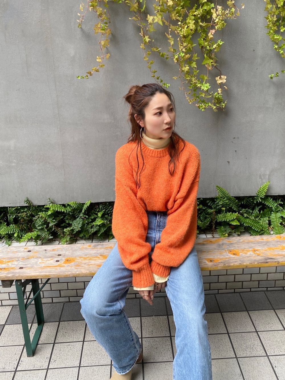 長谷千沙(Ungrid)｜Ungridのニット/セーターを使ったコーディネート - WEAR