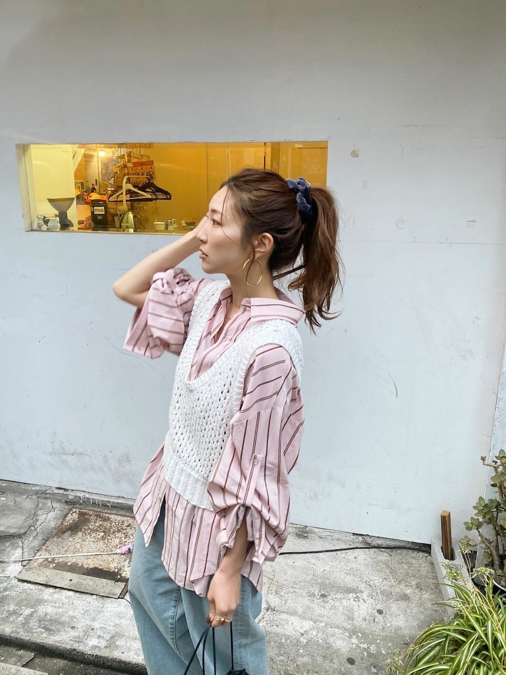 UNGRID♡ストライプベスト 迷ってるなら今。夏乗り切るまとめ買い！最大半額。 ストライプ柄