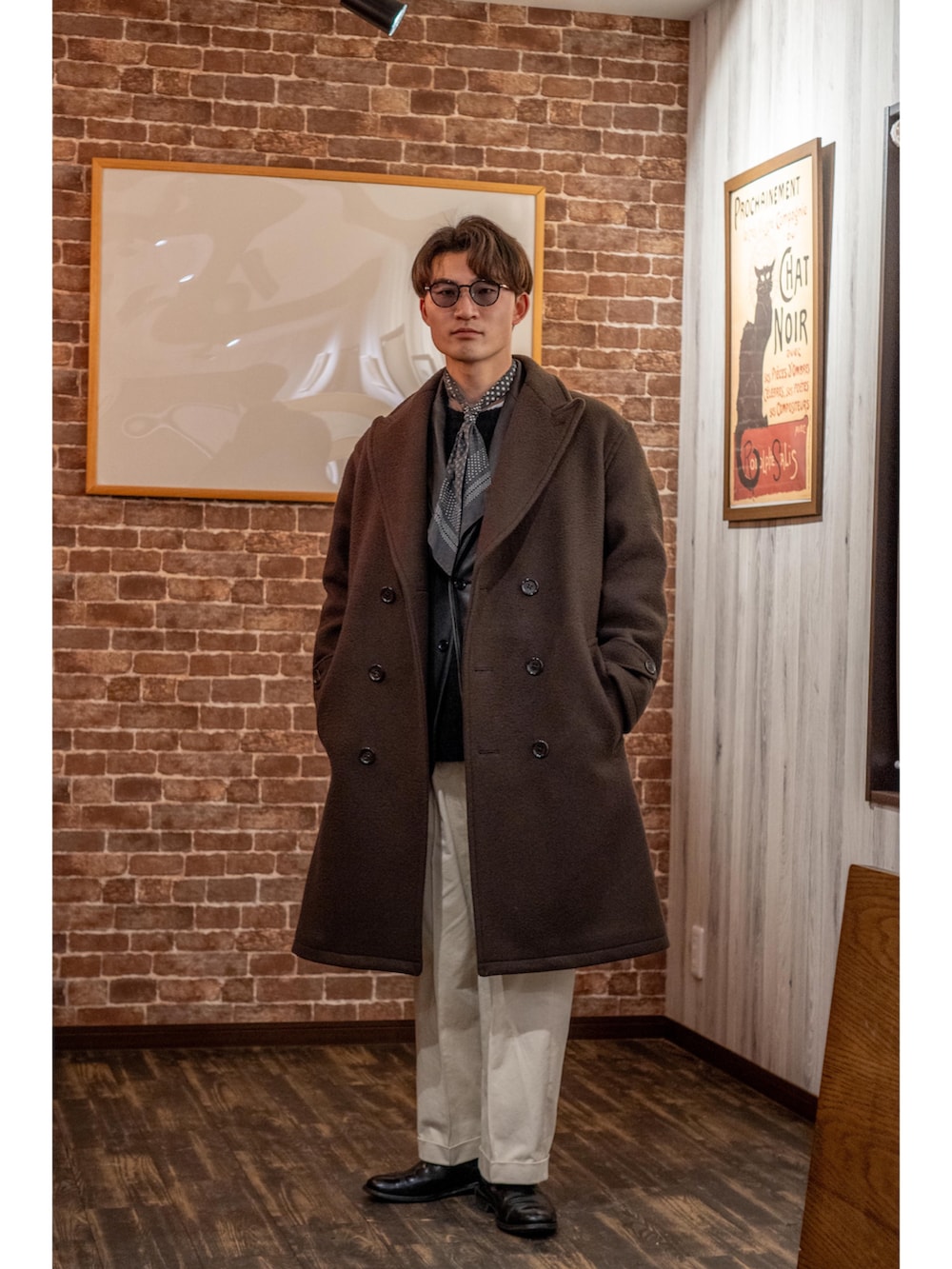 WACKO MARIAのチェスターコートを使ったメンズ人気ファッション