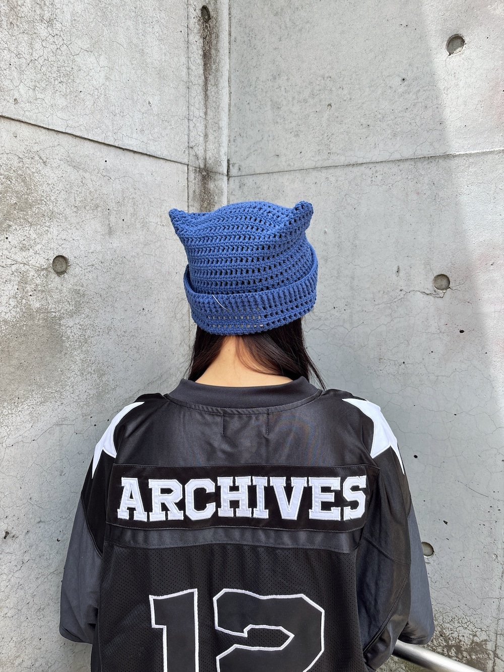 「ねこみみニット帽、ネコミミ、ニット帽、夏コーデ、モノトーン、韓国ファッション、Dr.Martens、override 、スポーツミックス、厚底シューズ」｜「Dr. Martensのアイテム（ブーツ、ブラック系）」を使った、ももさん（レディース・162cm）の夏コーディネートの4枚目の写真