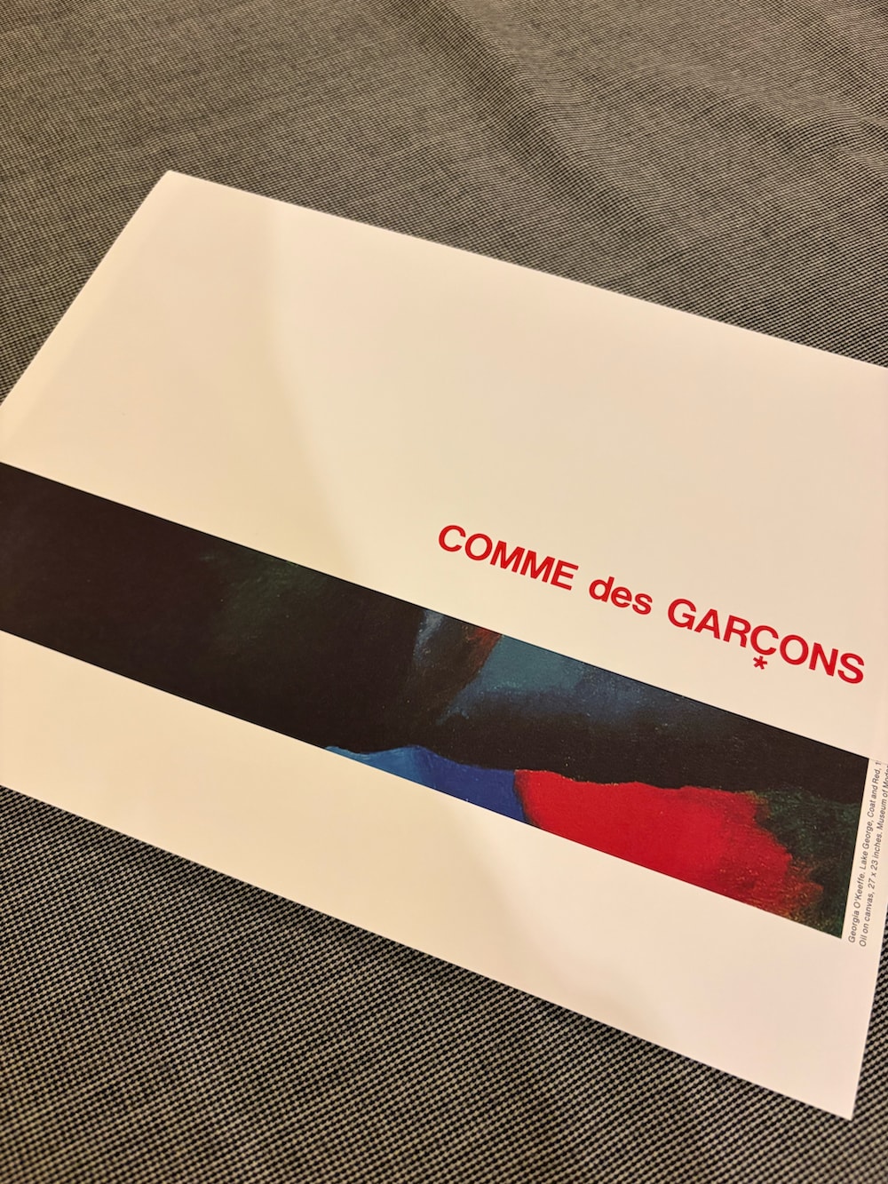 ブルー系のニット/セーター、グレー系のジャケット/アウター、ブラック系のハンドバッグを着用したレディースの冬コーディネートの3枚目の写真