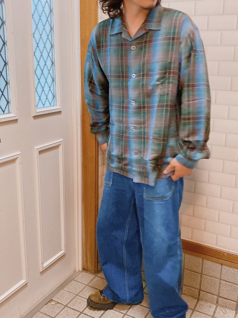 「THE H.W. DOG & CO. のPOINT-H（ハット、ブラック系）」を使った、msmさん（メンズ・171cm）の夏コーディネートの2枚目の写真