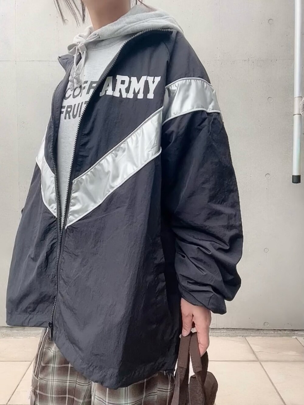 なな☺︎｜scrappyのナイロンジャケットを使ったコーディネート - WEAR