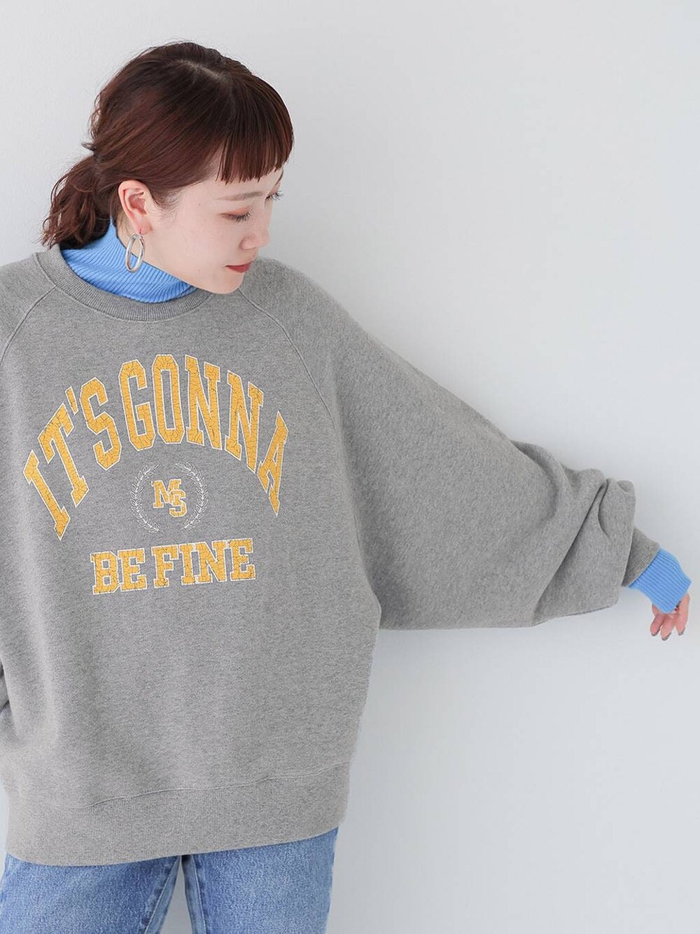 「着痩せ・細見え、若見え、個性派、着痩せ、カジュアル、LOWRYS FARM」｜「LOWRYS FARMのＣＯＮＥフレアデニムパンツ　907038（デニムパンツ、その他）」を使った、サトムラさん（レディース・163cm）の秋コーディネートの7枚目の写真