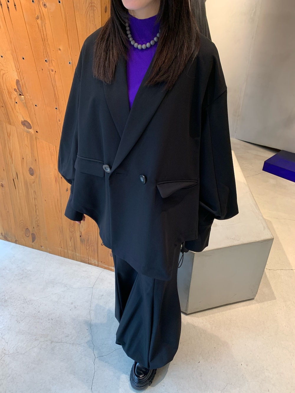 W TRIANGLE TUCK JK ダブルトライアングルタックジャケット 38 2025年