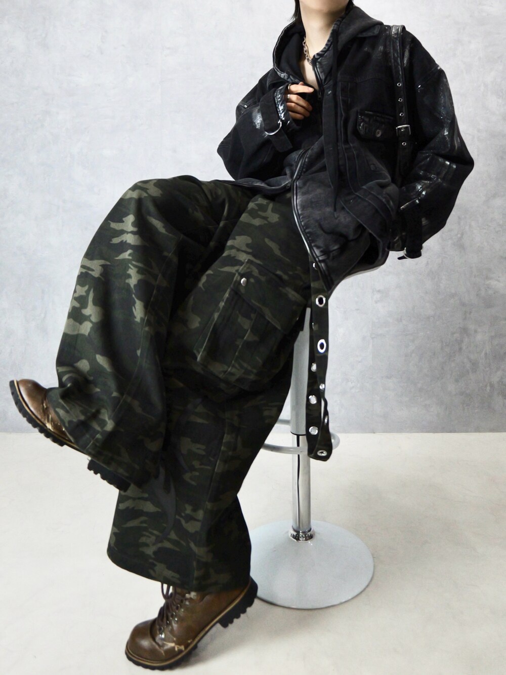 【即日発送】BlankProduct.Camouflage Wide Cargo Blank Product. Camouflage Wide Cargo