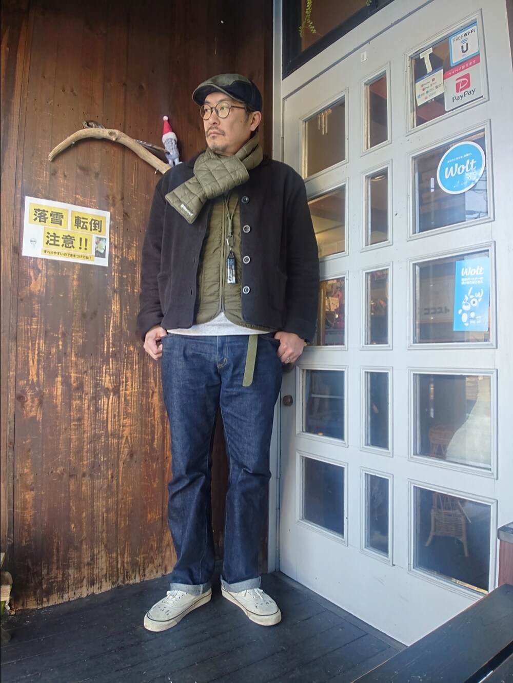 Eddie Bauerのカバーオールを使った人気ファッション
