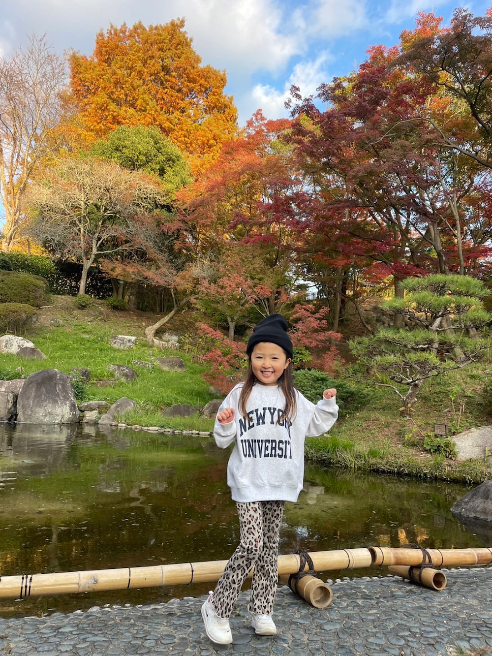 「女の子コーデ、キッズファッション」｜「coca（coca）のアイテム（パンツ、その他）」を使った、shioor11さん（キッズ・110cm）の秋コーディネートの3枚目の写真
