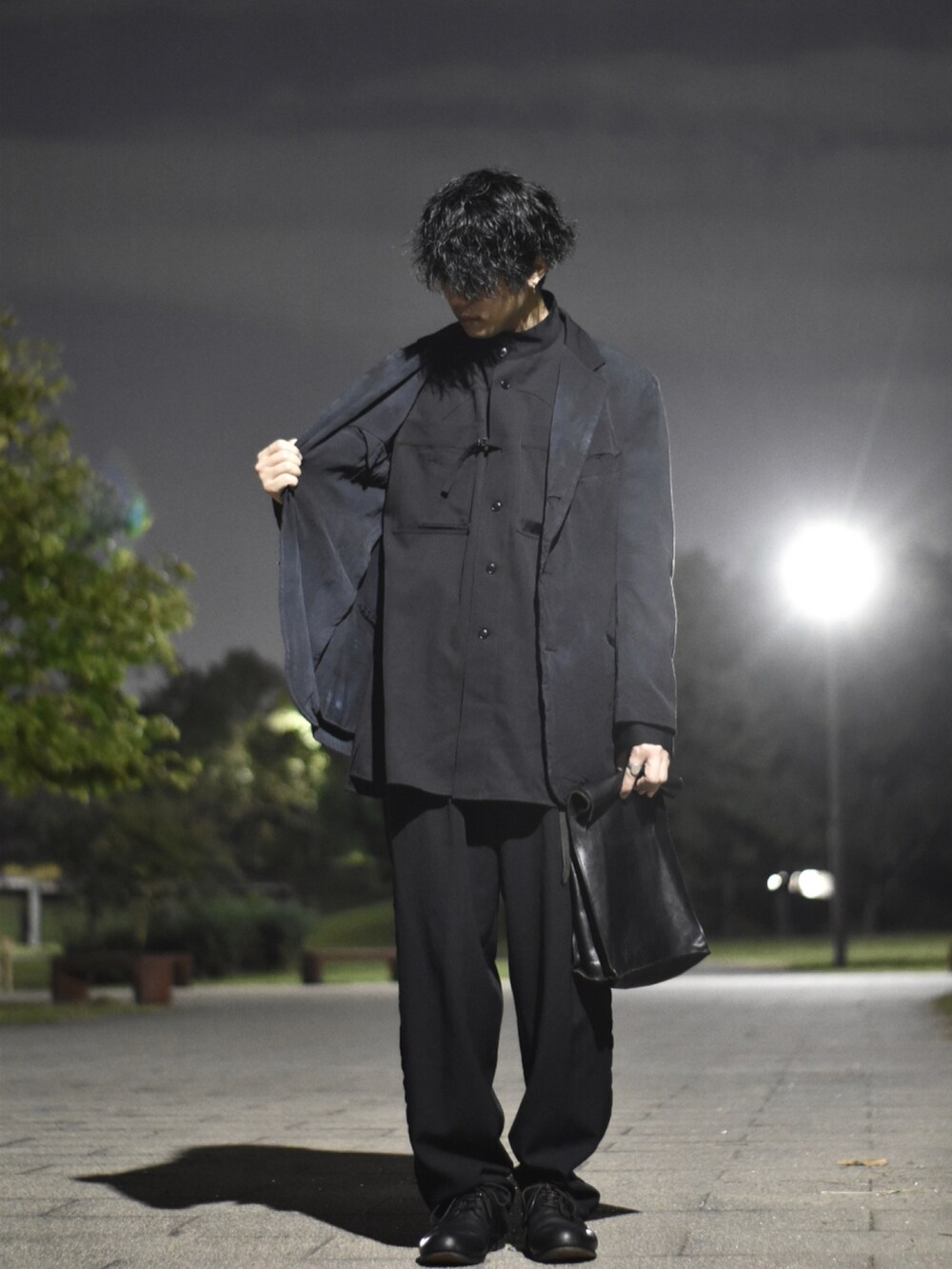 立花｜Yohji Yamamoto POUR HOMMEのテーラードジャケットを使った