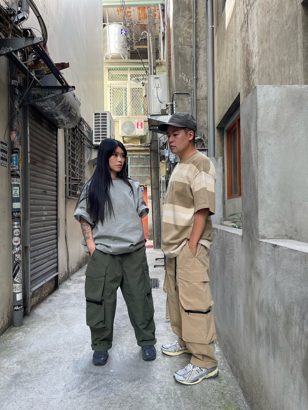 「一中街、一中r3born、r3born1920」｜「FOG ESSENTIALSのアイテム（キャップ、グリーン系）」を使った、kevinlai2530さん（メンズ・165cm）の秋コーディネートの2枚目の写真