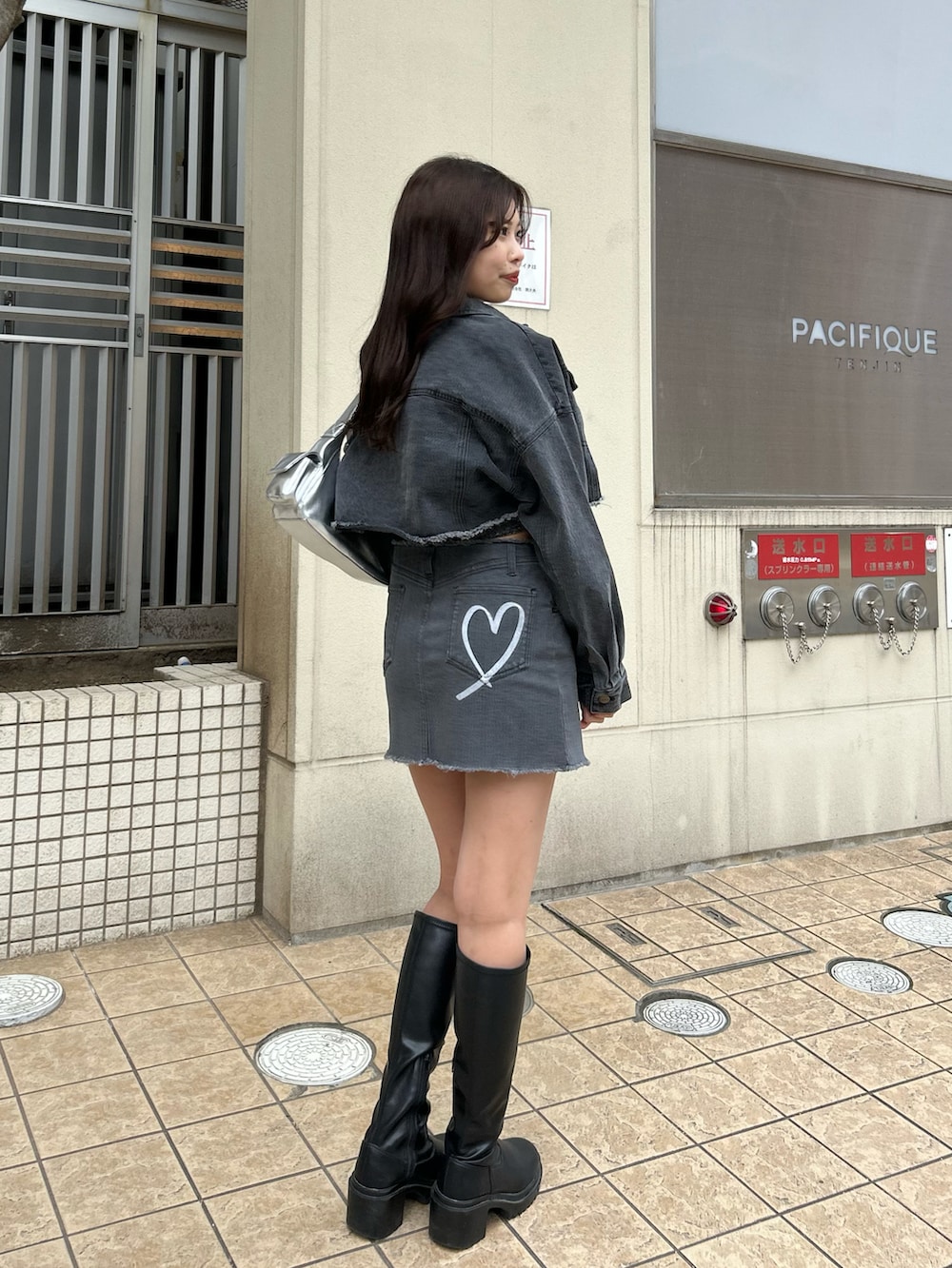 Misato(Chico 広島パルコ店)｜Chicoのデニムスカートを使った