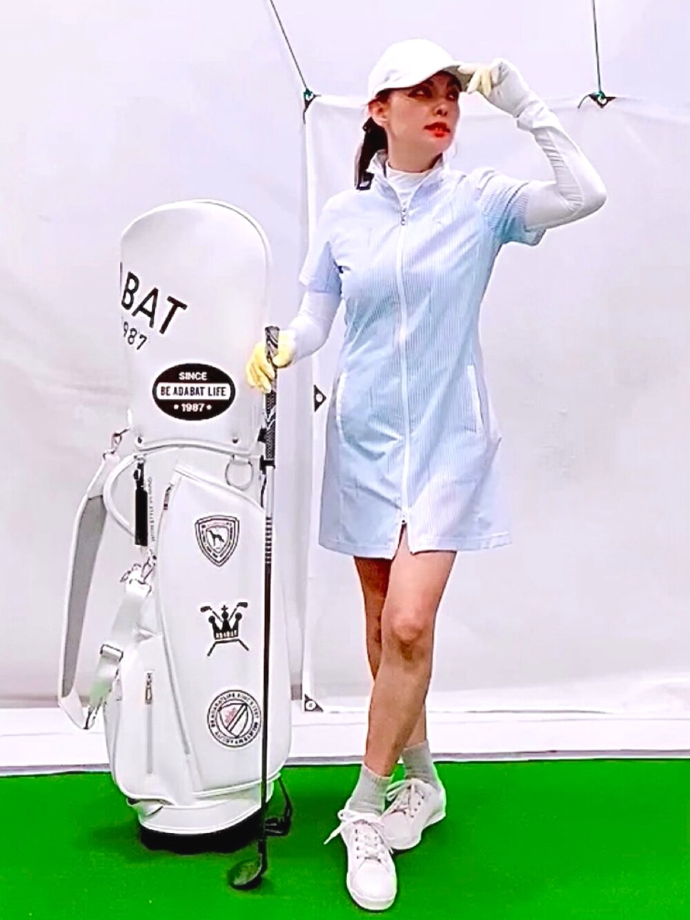 lennie12さんの「【＋PLUS COOL】千鳥柄 パンツ（adabat）」を使ったコーディネートの2枚目の写真