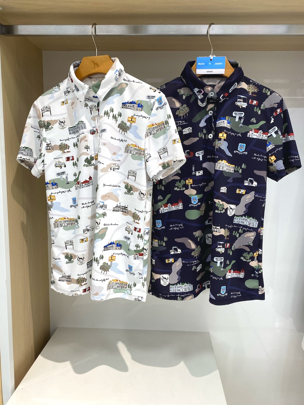 「スポーツミックス、夏コーデ、アウトドアスタイル、ゴルフウェア、休日スタイル、ハットコーデ、ショルダーバッグ、秋服準備はじめました、ポロシャツ、柄シャツ、ウエストゴム、ネイビー×ホワイト、アツいコーデ全部見せ、UVカット、秋色」|「adabatの【クール素材】ハット(ハット、ベージュ系)」を使った、lennie12さん(骨格ウェーブ・レディース・162cm)の夏コーディネートの8枚目の写真
