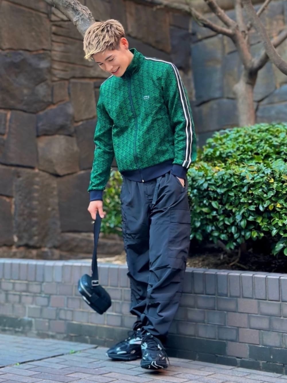 LACOSTE グリーン ジャージ上下セット 【公式通販】