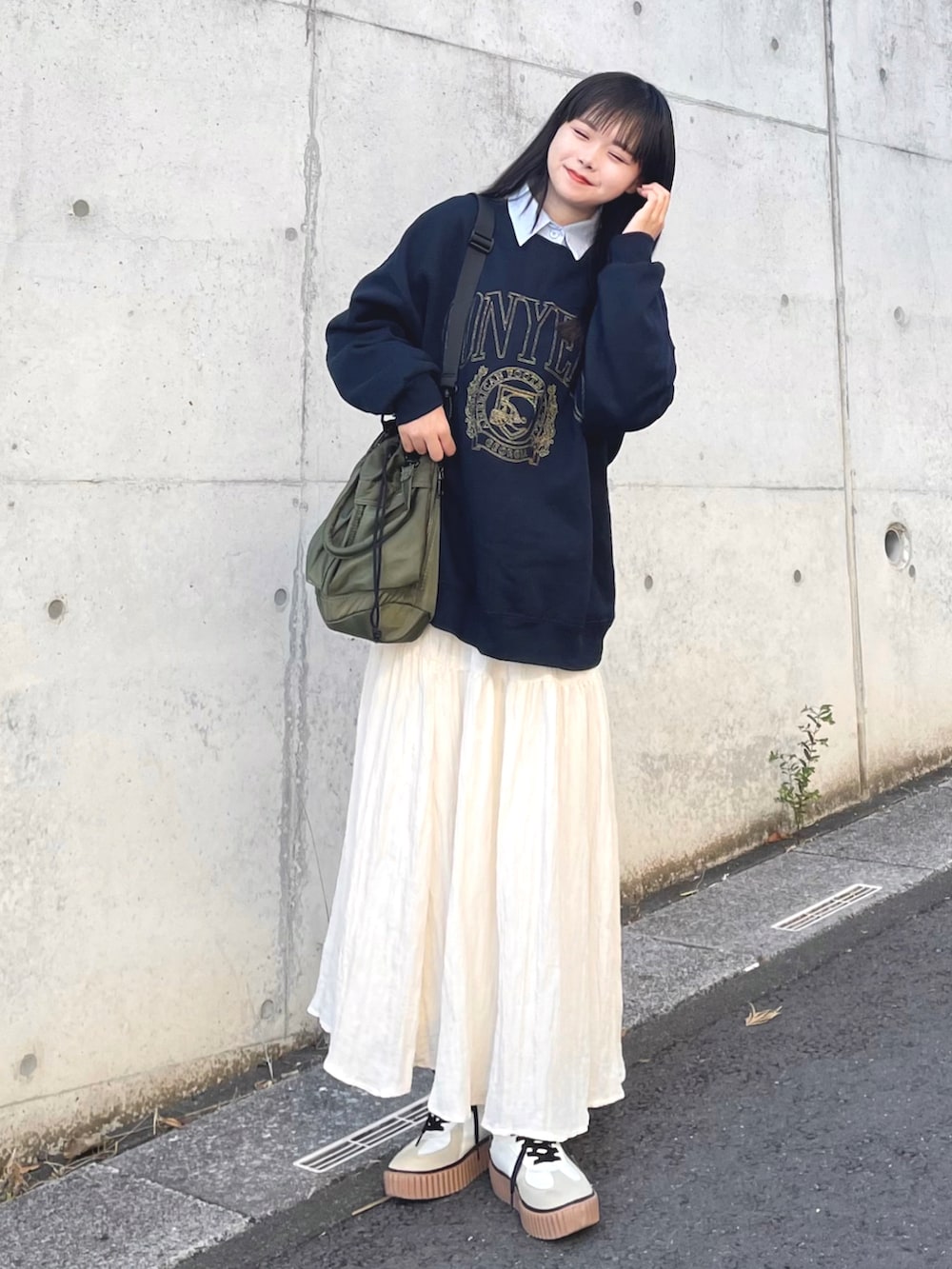 tomoka︎︎︎︎︎☺︎｜tiptopのスウェットを使ったコーディネート - WEAR