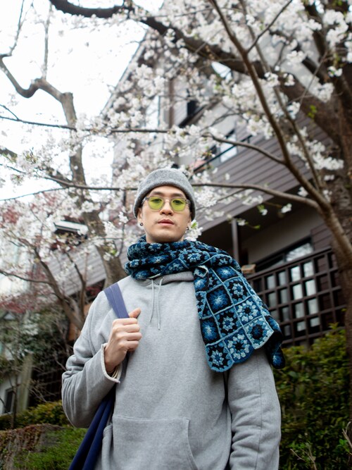 【着用数回】story mfg マフラー　ストール 着用数回】story mfg マフラー ストール - メルカリ