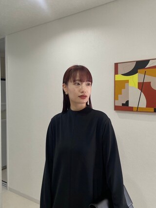Neck darts jersey OP ネックダーツジャージーワンピースを使った人気