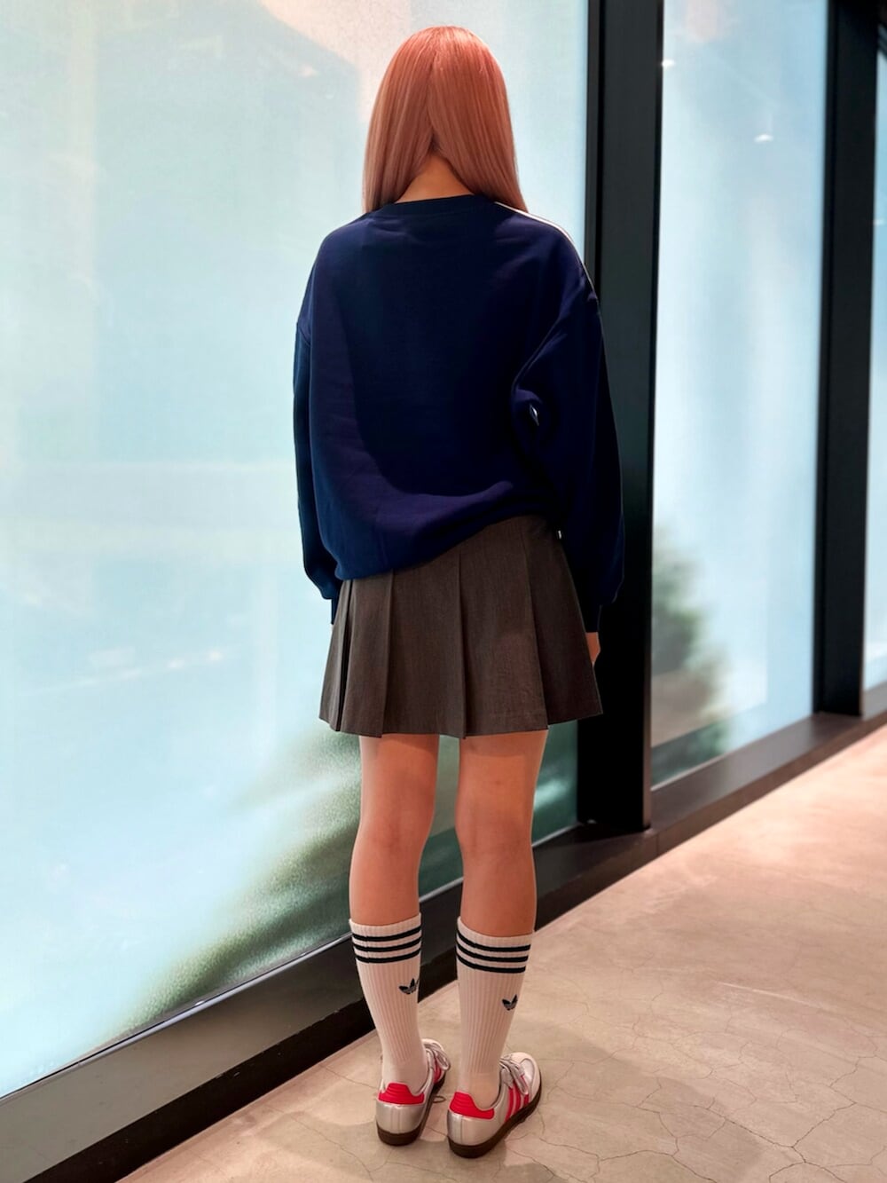 adidas Originals × Oasis クルーネックスウェット XS adidas Originals × Oasis ツアー オーバーサイズ クルーネック