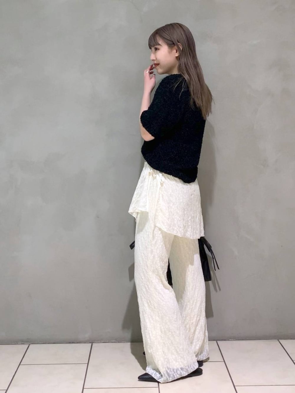jeanasis レーススカートレイヤードパンツ JEANASIS｜レーススカートレイヤードパンツ | Rakuten Fashion