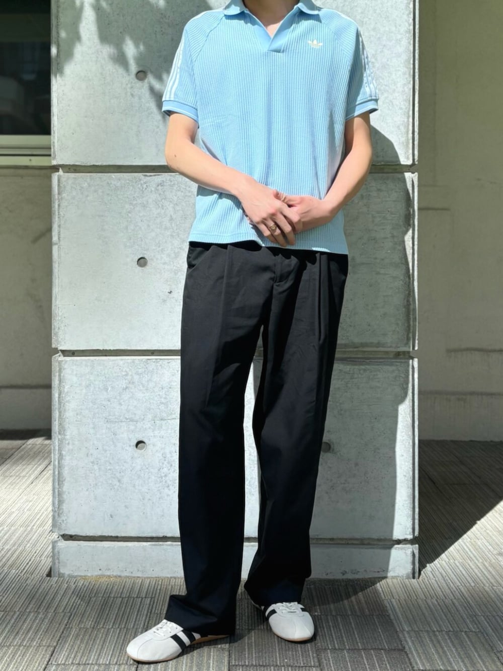 アディダス オリジナルス ワッフル ニット ポロシャツ、トーキョー