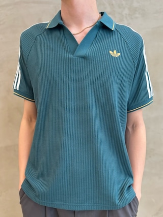 adidas アディダスワッフルニットポロシャツ adidas ポロシャツ アディダス オリジナルス ワッフル ニット