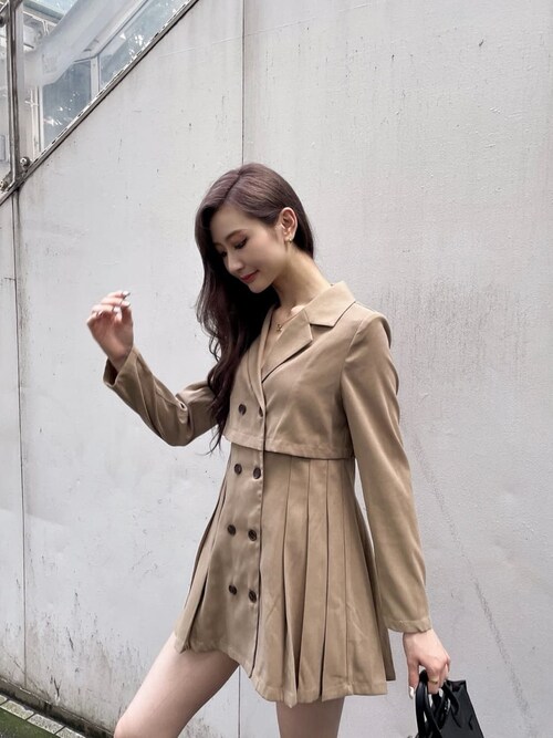 CHANEL ピンクストライプ ロングジャケットkokiさん着用 001_size5.jpg