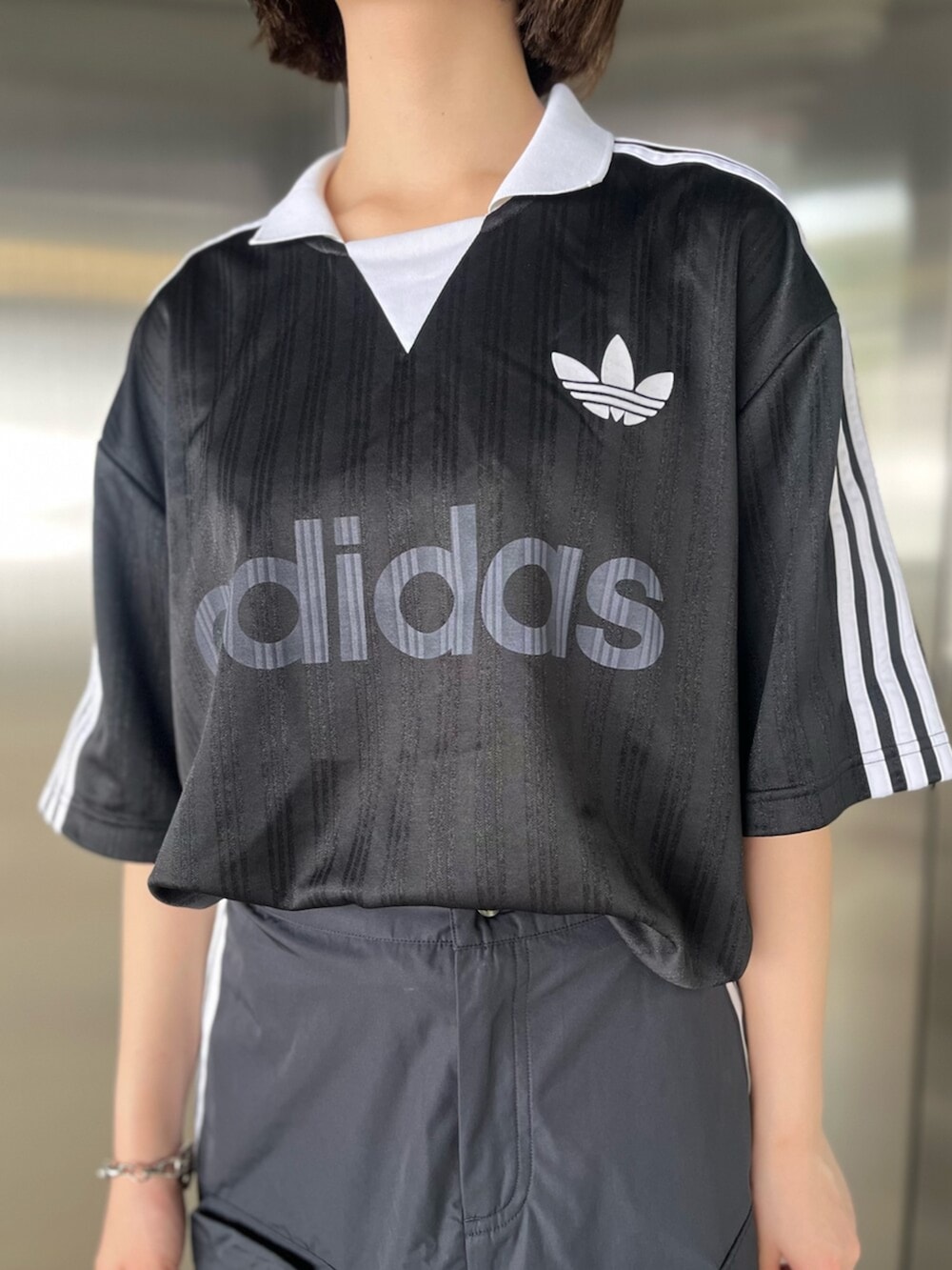 襟付きゴーリートップ M 残り１枚しかない 襟付きゴーリートップ M 残り1枚しかない 襟付きゴーリートップ