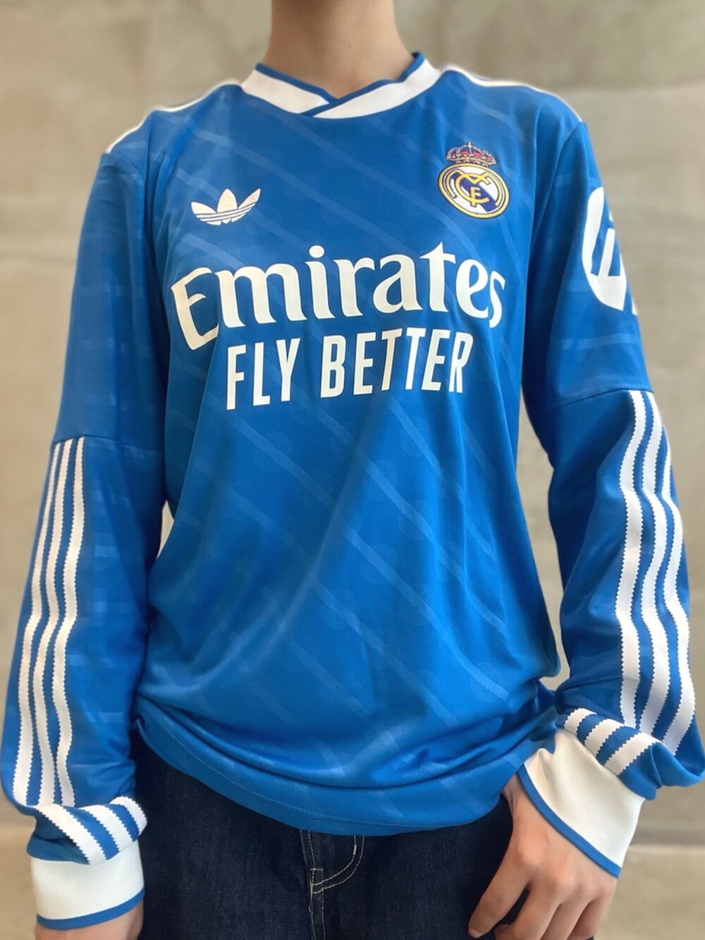 adidas レアルマドリード 25/26 AWAY 長袖ユニフォーム Mサイズ アディダス（adidas）（メンズ）レアル・マドリード 25/26 長袖