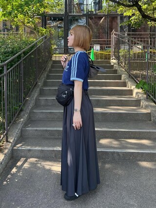 mi-ko｜adidasのTシャツ/カットソーを使ったコーディネート - WEAR