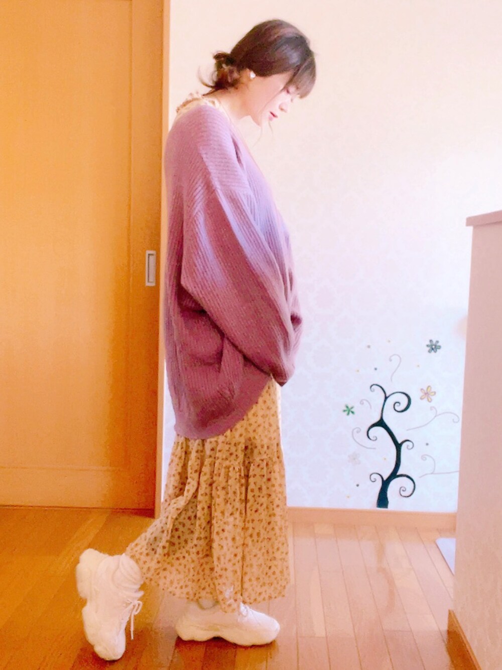 うさこ｜GRLのニット/セーターを使ったコーディネート - WEAR