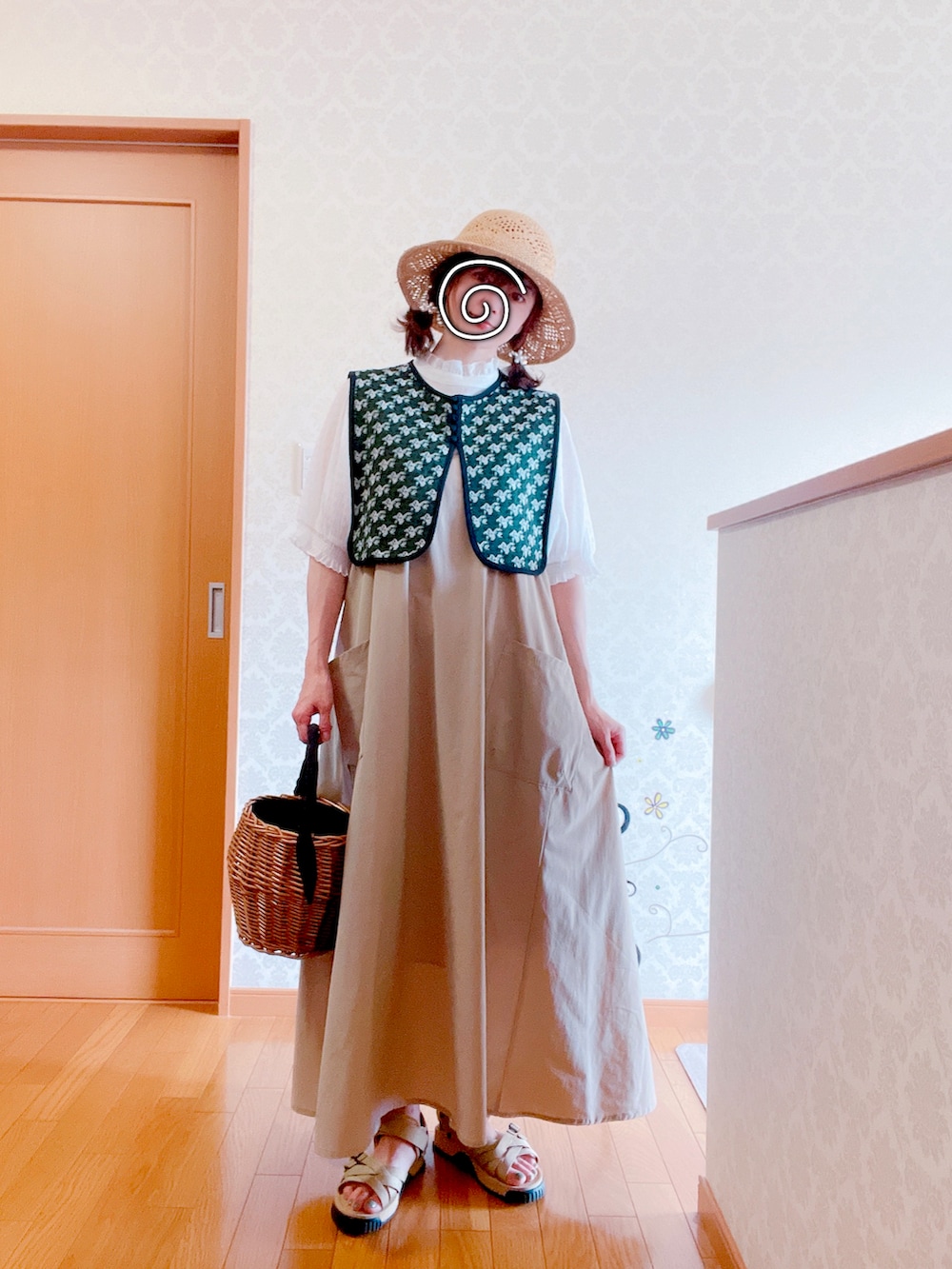 うさこ｜GRLのかごバッグを使ったコーディネート - WEAR