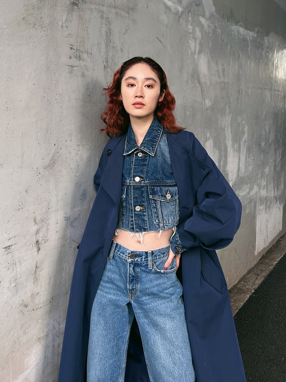 MOUSSY OFFICIAL(MOUSSY OFFICIAL)｜MOUSSYのトレンチコートを使った 