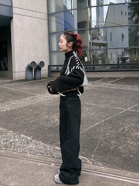 ♢moussy♢2点セットコーデ オールインワンパンツ&ニット ♢moussy♢2点セットコーデ オールインワンパンツ&ニット