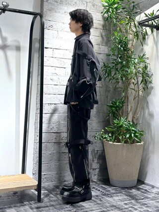 UNDERGROUND MODE SET UP対応】スリムボンテージパンツ(HARE)を使った